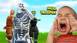 How Kids REACT to RARE SKINS (Fortnite Battle Royale)