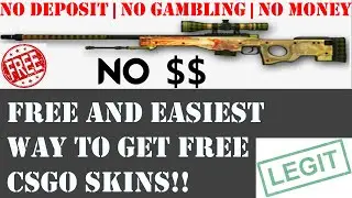 Get FREE SKINS FOR CSGO!! - NO MONEY | NO DEPOSITS | NO GAMBLING | 100% Working and Legit!!