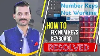 How to fix Keyboard Numbers / keys not working