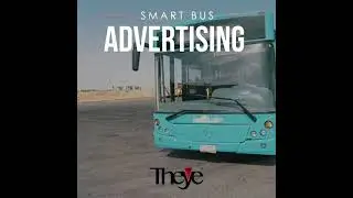 Smart bus advertising wrapping and digital screens