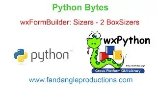 wxFormBuilder Sizers - 2 BoxSizers
