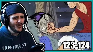 LUFFY VS CROCODILE! - One Piece Episode 123/124 First Time Reaction