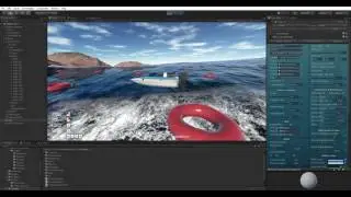Unity 5 6 0f3 64bit   ShipScene unity   Ocean Community Next Gen master   PC, Mac & Linux Standalone