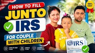 Fill IRS JUNTO For Married Couple & With Children Step By Step In Portugal