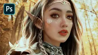 HIGH FANTASY Photoshop Portrait &ndash; Speedart Timelapse