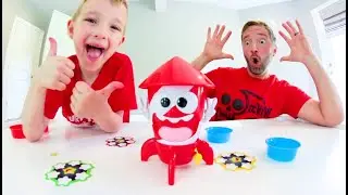Father & Son PLAY POP ROCKET! / Catch The Most Stars!