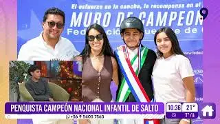 Leonardo G&oacute;mez campe&oacute;n nacional infantil de salto ecuestre