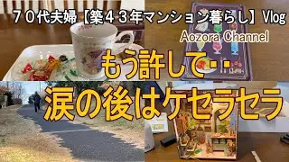 【年金生活】７７歳７２歳夫婦 日々の記録Vlog もう許して・・涙の後はケセラセラ / 一難去ってまた一難で急遽大学病院へ / 過去の自分からのなぐさめ / Japanese senior Vlog.