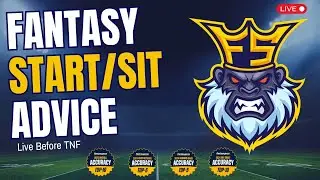 Fantasy Football Start/Sit Advice +  Rankings Before TNF Week 5