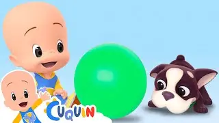 La bola verde | Cleo & Cuquin Educational Videos for Children