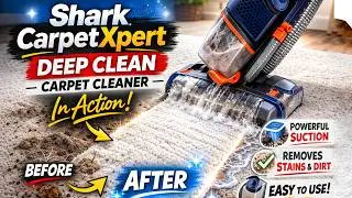 Shark CarpetXpert Deep Clean Carpet Cleaner Review | In Action!