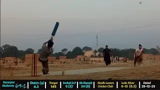 Sindh Lovers Vs Nasarpur Shaheens || Big Target || 9 Overs || Match 23 || 29-12-25