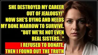 SHOCKING FAMILY BETRAYAL: I REFUSED TO DONATE BONE MARROW AFTER SHE RUINED MY CAREER.
