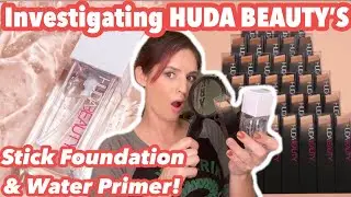 Investigating NEW Huda Beauty Foundation Stick & Water Primer