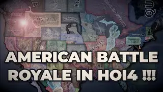 AMERICAN STATES BATTLE ROYALE!!! [1936-1946] | SUPERCUT | NORTH AMERICA DIVIDED | HEARTS OF IRON IV