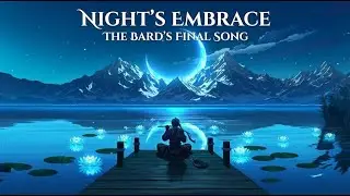 Night's Embrace - The Bard's Final Song | Relaxing Fantasy Music for Mindfulness & Inner Peace