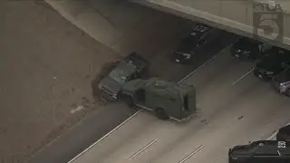 Sky5: Chase involved suspect in police shooting ends in Norco, California