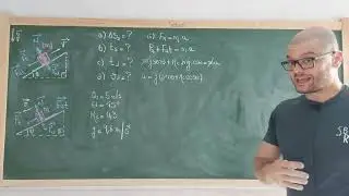 101: Mec. Clássica - Exercício - Plano Inclinado Com Atrito - Moysés/Vol.01/Cap.05/Exe.07