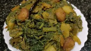 Palong Shak Ghonto&mdash;Palang Saag Bengali Recipe&mdash;Spinach Mixed Vegetable Curry&mdash;Indian Spinach Dishes