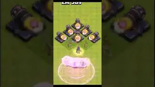 Max Archer Queen vs Max Canon formation - Clash Of Clans