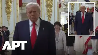 Awkward Moment: Trump Walks Ahead of PM Takaichi Leaving Her Behind During Welcome Ceremony in Tokyo