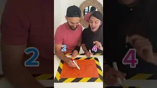 2 crayons + 1 feuilles = 1 jeu sympa &agrave; faire &agrave; la maison 😁 #jeu #challenge