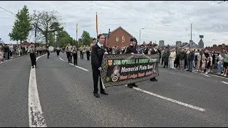Jim O'Neill & Robert Allsopp Memorial Flute Band, Belfast Easter Commemoration on the Falls Road.