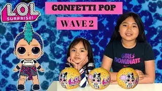 PUNK BOI FOUND!!! LOL Surprise Confetti Pop WAVE 2! 3 GOLD BALL FOUND!!! #CollectLol