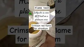 Flame Test #experiment #scienceexperiment #amazingscienceexperiment #chemistry #explore #viral