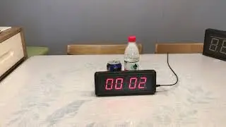 1.8Inch 4Digit LED Countdown Wall Clock Digital Clock For Match Sport Countdown Display Home Gym