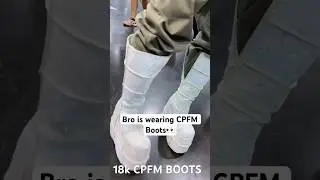 18K Nike Cactus Plant Flea Market CPFM Boots , 6 Made in the world. Sneakerhead fails