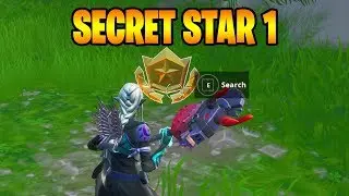 FORTNITE SEASON 10 WEEK 1 SECRET BATTLE STAR  LOCATION  ( SEASON X )