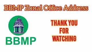 BBMP-Zonal Office Address