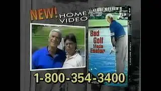 Leslie Nielsen's Bad Golf Made Easier Home Video &ndash; VHS Ad [4K/60FPS]