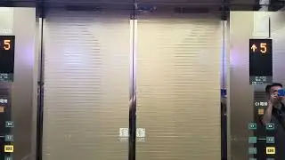 第230集：搭乘新光三越台中中港店(C側)的電梯往上，從1F&rarr;12F(FUJITEC製，面板尚未更新，關門較暴力)