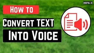 How to Change or Convert Text to a Voice for FREE | QUICK AND EASY
