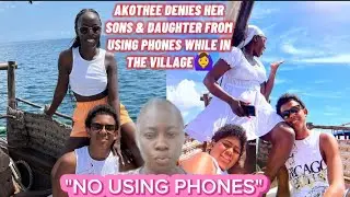 AKOTHEE DENIES HER SONS & DAUGHTERS FROM USING PHONES WHILE IN THE VILLAGE😮🙆‍♀️