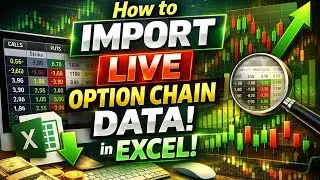 Learn How To Import live NSE OPTION CHAIN DATA in EXCEL | Must Watch 👀🔥📊📈