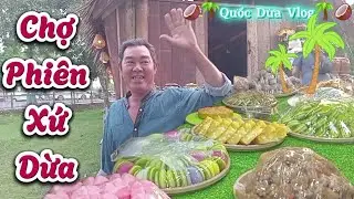 Quốc Dừa cùng cháu ngoại đi Noel muộn và chợ Phiên Xứ Dừa #quocduavlog 