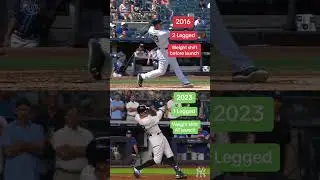 Aaron Judge Swing Transformation (2016 vs. 2023)