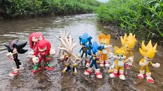 Sonic the hedgehog action figure :Sonic/knukles/Super sonic/Prime/Jaks/Were hog/Tails/Super shadow