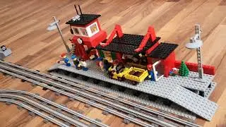 Lego 12v Train: railway station 7824, platform 7710, 7715 and 7740