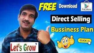 Free Joining Let's Grow New Direct Selling Business Plan 👉 Download Play Store #MLMSucesstips