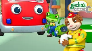 Fiona Fire Truck is Sad! 😥 | Gecko's Garage 🚚 | Cartoons For Kids | Toddler Fun Learning