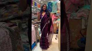 Best Designer Saree in Commercial Street Bangalore| @knssilksdesigners #saree #bangaloresilk
