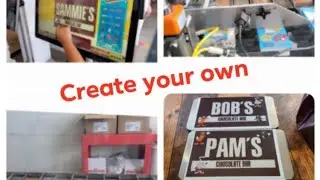 create your own candy bar at Hersheys chocolate world