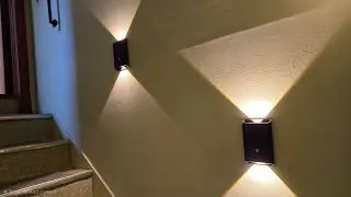 2 Pack Motion Sensor Wall Sconce with Remote &ndash; Rechargeable LED Indoor Wall Lamps