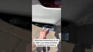 Не могу поверить, что мой муж сделал это с моей машиной 😳🚗😂 #пара #смешно #лол