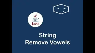 string remove vowels in java