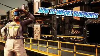 How to use BLUEPRINTS in Satisfactory 1.1